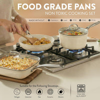 GOTHAM STEEL HAMMERED 15 Pc Titanium Ceramic Cookware Set, Diamond Infused | Pots and Pans Non Stick with Cooking Utensils & Steamer, Non Toxic PFOA PFOS Free, Induction Ready, Dishwasher & Oven Safe: Home & Kitchen