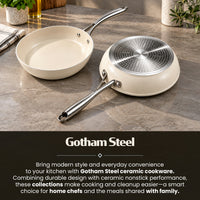Gotham Steel Fry-Pan 10in Cream-Silver - image 8